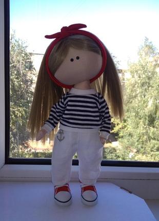 Текстильна лялька (лялька) "морячка" (тильда)