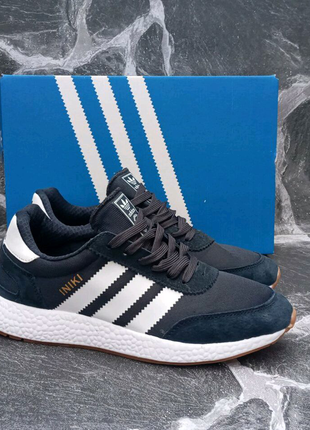 Чоловічі кросівки adidas iniki 2021 new весняні та сітка бігові