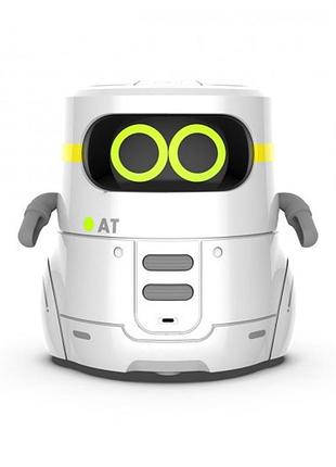 Розумний робот з сенсорним керуванням та навчальними картками - at-robot 2 (білий)