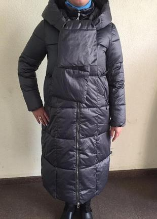 Пальто, плащ зимовий італія люкс якості з капюшоном7 фото