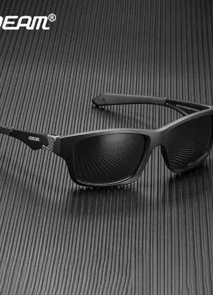 Солнцезащитные очки от бренда kdeam с гибкими дужками с поляризацией с фирменным комплектом, device clock1 фото