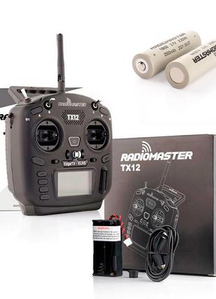 Пульт для керування дроном radiomaster tx12 mkii elrs m2 з аку...