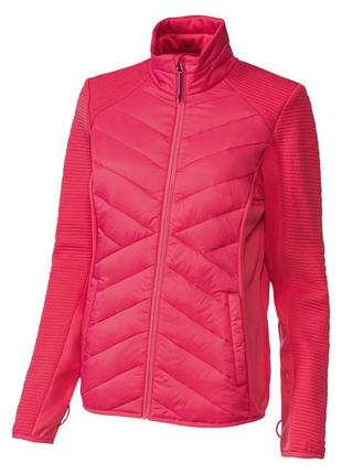 Куртка демисезонная комбинированная softshell / софтшелл для женщины rocktrail 498770 m розовый1 фото