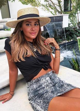 Юбка zara со змеиным принтом xs {34}, 38 m, 40(л)