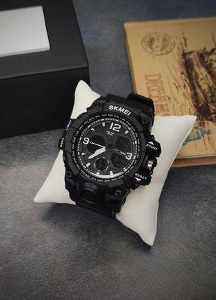 Чоловічий наручний годинник skmei 1155 black