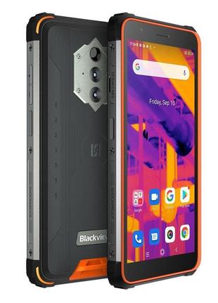 Смартфон blackview bv6600 pro 4/64gb orange тепловізор