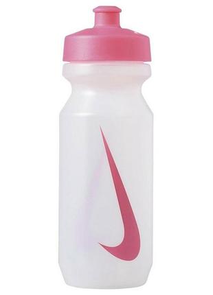 Бутылка для воды nike big mouth bottle 2.0 22 oz прозрачно-розовый (n.000.0042.903.22)1 фото