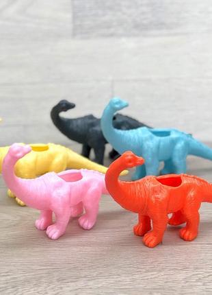 Квіткове кашпо динозаврик (з довгою шиєю)