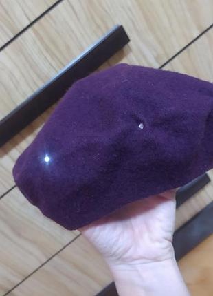 Вовняний бере зі стразами від hats&dreams