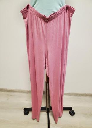 Хорошие брендовые трикотажные вискозные брюки пижама большого размера