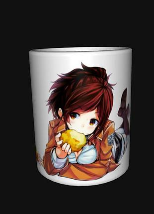 Чашка аніме атака титанів саша (0107)