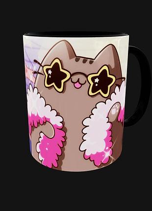Чашка кіт пушин pusheen (0830)