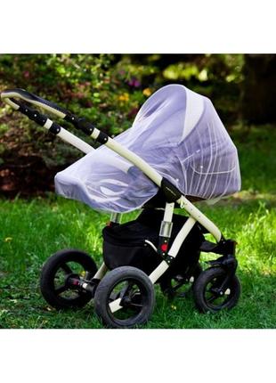 Москітна сітка на коляску універсальна baby breeze 03128 фото