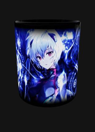 Чашка аніме кухоль євангеліон рей аянамі evangelion (0907)