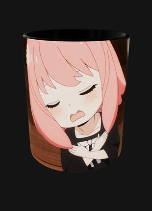 Кружка чашка аниме семья шпиона аня (0338)