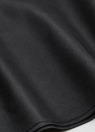 Черное мини платье сарафан h&m, p. m2 фото