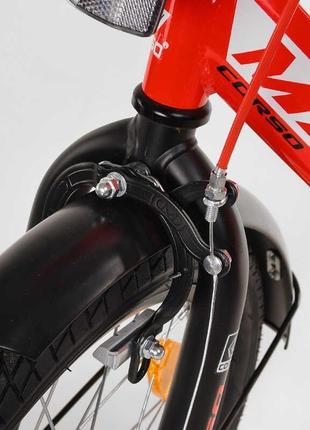 Велосипед двоколісний 20 дюймів червоний "corso" maxis-20210, ...5 фото