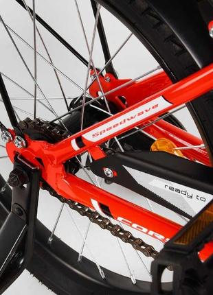 Велосипед двоколісний 20 дюймів червоний "corso" maxis-20210, ...8 фото