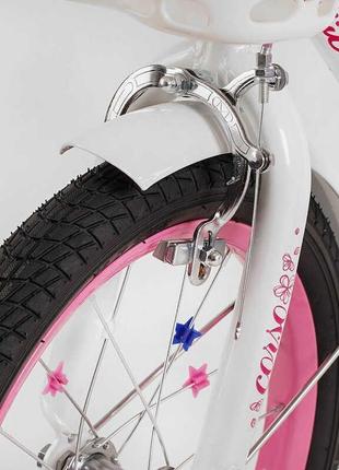 Велосипед для дівчинки 20 дюймів двоколісний "corso fleur" fl ...5 фото