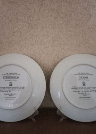 Продам фарфоровые тарелки, серия великие парусники золотого века.