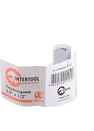 Перехідник 3/8"x1/2" intertool et-1105 2
