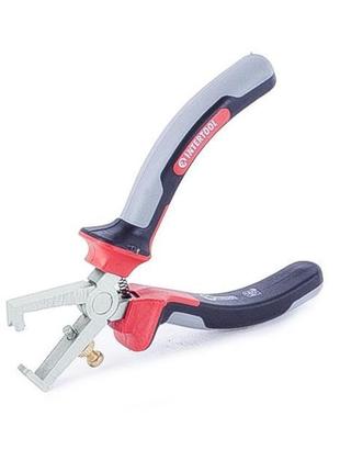 Кусачки для зачищення проводів 160мм intertool nt-0229