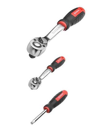 Набір інструментів 1/2" & 1/4", 73ед., cr-v intertool et-8073 6