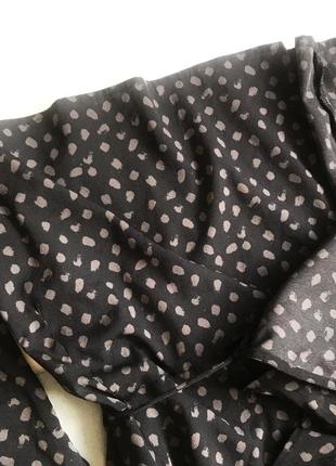 ⏺ продана чёрная блуза блузка под шифон на запах vero moda р.4 фото