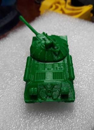 Деталізована модель танка іс-3, вежа повертається. пластик5 фото
