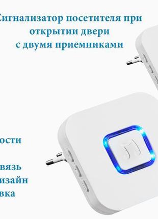 Бездротовий сигналізатор відвідувача при відкритті дверей dbd-02