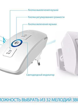 Бездротовий сигналізатор про відвідувача на рухи r12