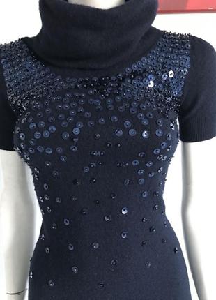Платье - свитер тёплое с кашемиром love moschino р 42-443 фото