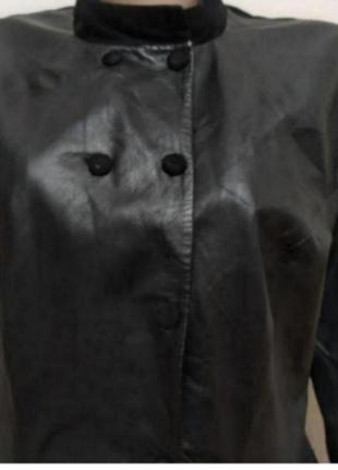 Кожаная куртка со вставками замши vero moda2 фото