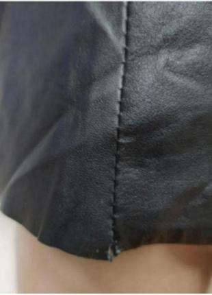 Шкіряна куртка зі вставками замші vero moda4 фото