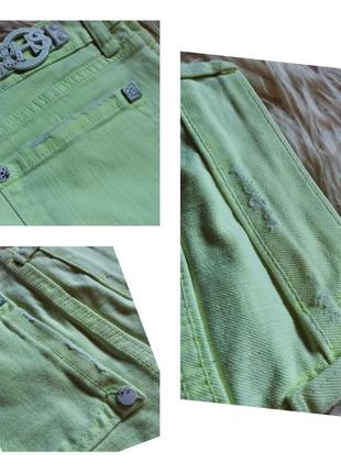 Джинсы женские лимонного цвета eight sin женские джинсы цвета лайм узкие джинсы8 фото