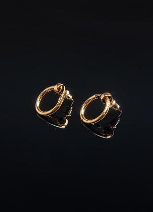 Сережки cartier золоті 029160