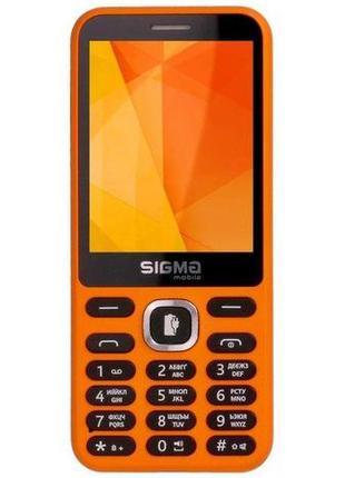 Мобільний телефон sigma mobile x-style 31 power orange живильний