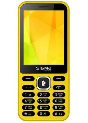 Мобільний телефон sigma mobile x-style 31 power yellow жовтий