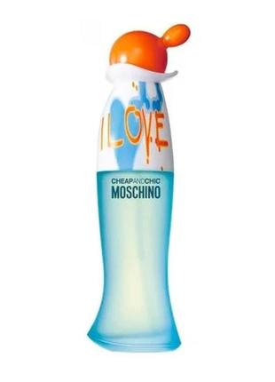 Moschino cheap & chic i love love туалетна вода жіноча, 100 мл