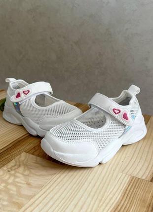Дитячі мокасини - кросівки на дівчинку 💫 туфлі в сіточку5 фото