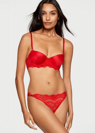 Гладкий бюстгальтер балконет wicked без підкладки wicked unlined smooth balconette bra lipstick size 36b