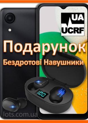 Смартфон samsung galaxy a03 core (2/32gb) onyx + подарунок скл...