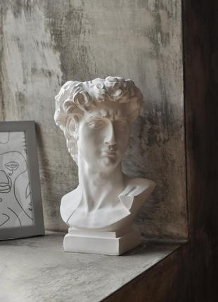 Давид 28см голова декор кашпо ваза скульптура статуя бюст5 фото