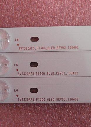 Світлодіодні плпнки svt320af5-p1300-6led-rev03-130402