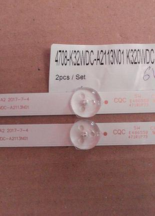 Планки підсвічування led tx-32er250zz 4708-k32wdc-a2113n01