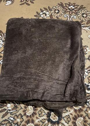 Плед однотонный, новый