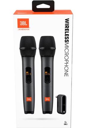 Безпровідний мікрофон jbl wireless microphone для partybox (2шт)