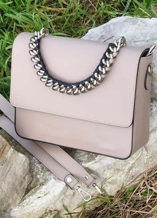 Клатч женский кожаный черный италия натуральная кожа сумка через плечо женская ts000059