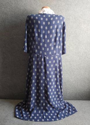 Платье-рубашка полной длины из вискозы 52-54 размера3 фото