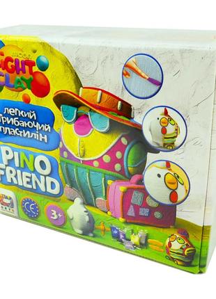 Набор легкого прыгающего пластилина tm moon light clay pino friend коко 70056